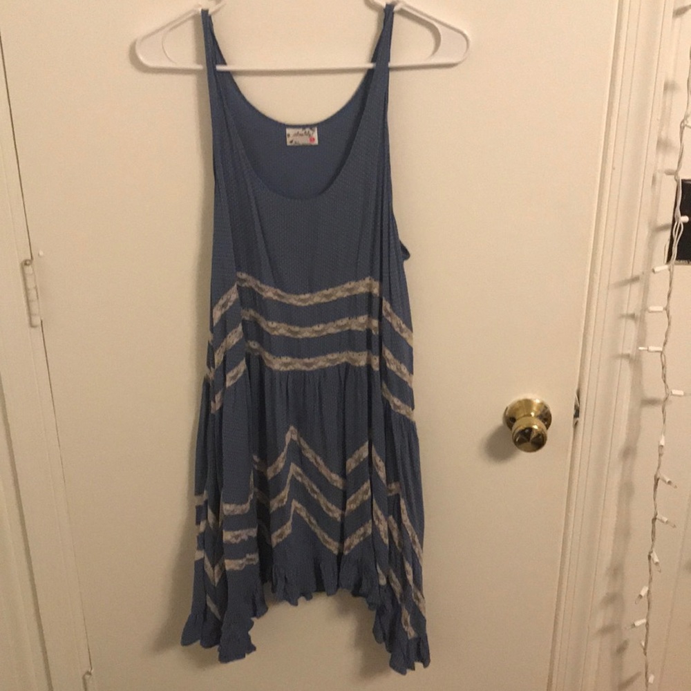 Free people Voile and Lace Trapeze Slip